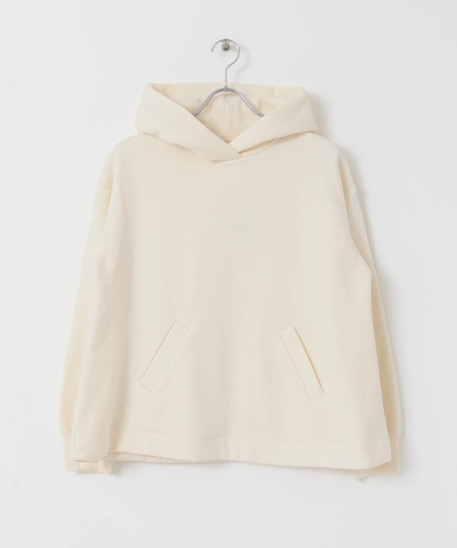 F by ROSSO（エフバイロッソ）の「F by ROSSO　ソフト裏毛フレアプルパーカー（パーカー・レディース・オフホワイト/グリーン/モカ・FREE）」の16枚目の写真