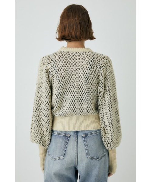 MOUSSY BOTTLE SLEEVE ニット MOUSSY（マウジー）の「BOTTLE SLEEVE ニットトップス（ニット