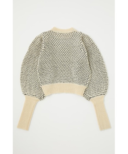 MOUSSY（マウジー）の「PUFF SLEEVE BOTTLE NECK ニット（ニット/セーター・レディース・オフホワイト/ダークブラウン/ブラック・FREE）」の10枚目の写真