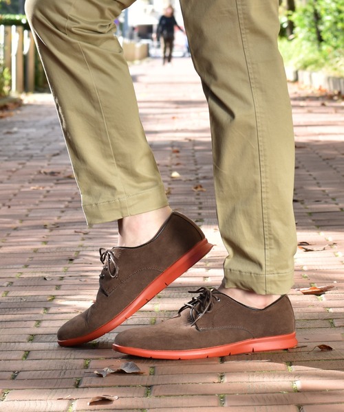 O-NINE（オーナイン）の「ブリックカラー スニーカーソール オックスフォードシューズ（スニーカー・メンズ・ブラック/ダークブラウン/ベージュ/グレー/ネイビー・44/41/42/43/45/40）」の4枚目の写真