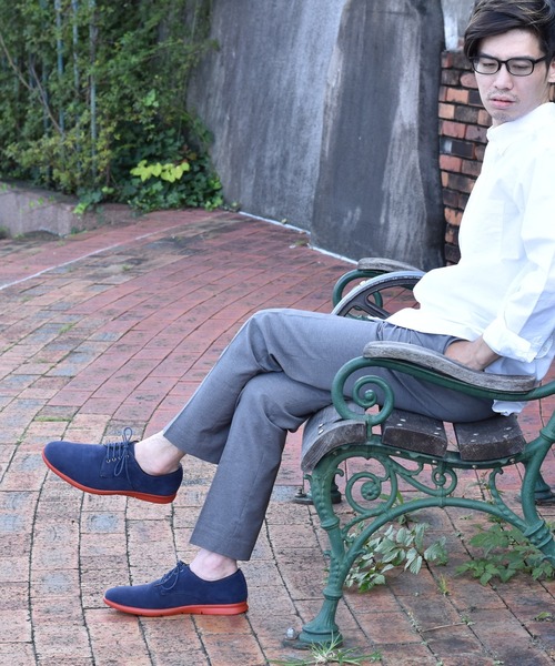 O-NINE（オーナイン）の「ブリックカラー スニーカーソール オックスフォードシューズ（スニーカー・メンズ・ブラック/ダークブラウン/ベージュ/グレー/ネイビー・44/41/42/43/45/40）」の9枚目の写真