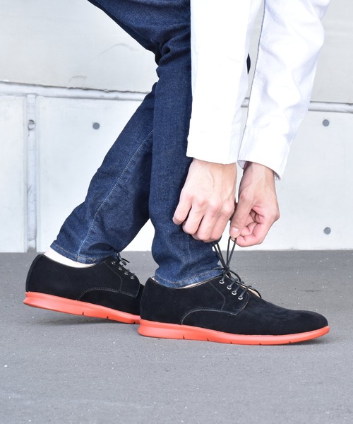 O-NINE（オーナイン）の「ブリックカラー スニーカーソール オックスフォードシューズ（スニーカー・メンズ・ブラック/ダークブラウン/ベージュ/グレー/ネイビー・44/41/42/43/45/40）」の18枚目の写真