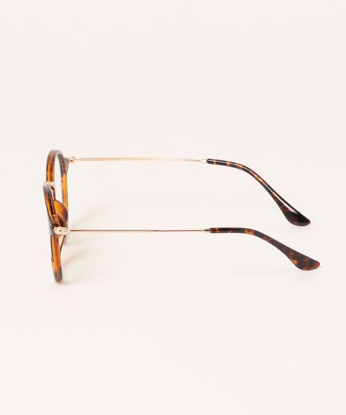 CIAOPANIC(チャオパニック)の「ラウンドメガネ(メガネ・レディース・ブラウン/クリア・FREE)」の3枚目の写真