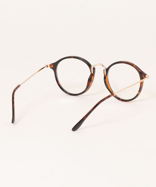 CIAOPANIC(チャオパニック)の「ラウンドメガネ(メガネ・レディース・ブラウン/クリア・FREE)」の4枚目の写真