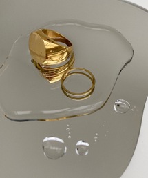 muku | 金属アレルギー対応 フラットヘッドリング / サージカルステンレス / 316L(リング)