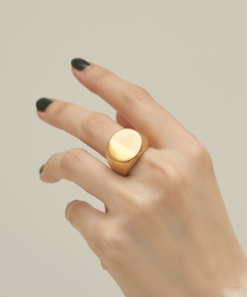 muku（ムク）の「金属アレルギー対応 フラットヘッドリング / サージカルステンレス（リング・レディース・シルバー/ゴールド・6/7）」の17枚目の写真