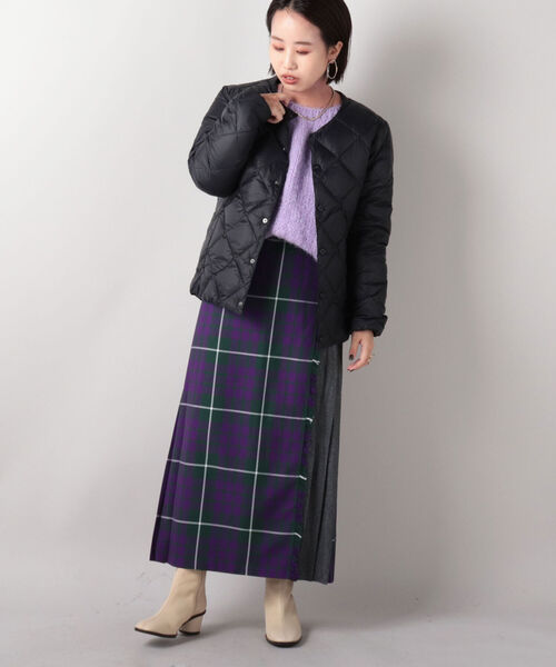 NOLLEY’S（ノーリーズ）の「◇【WEB限定】【GLEN FYNE/グレン ファイン】別注キルトロングスカート（スカート・レディース・ブルー系その他/パープル系その他2/ブラック系その他・FREE）」の13枚目の写真