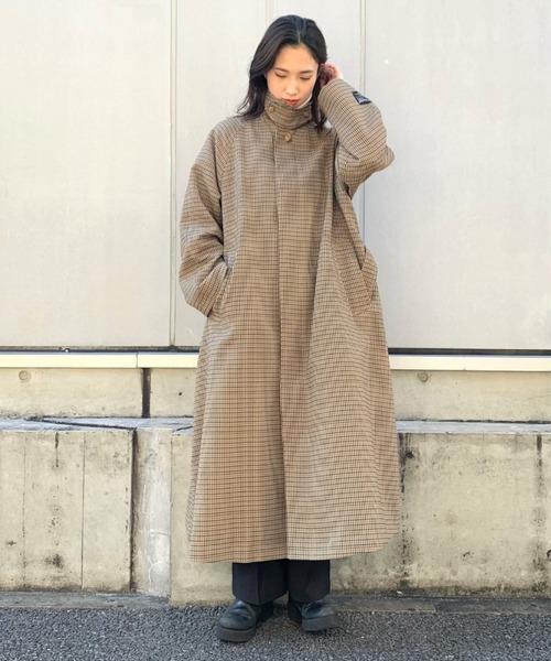 【RAXA/ラシャ】スタンドコート　ブラウン　Lサイズ　定価半額以下 CIAOPANIC（チャオパニック）の「【RAXA/ラシャ】ベルテッドステン
