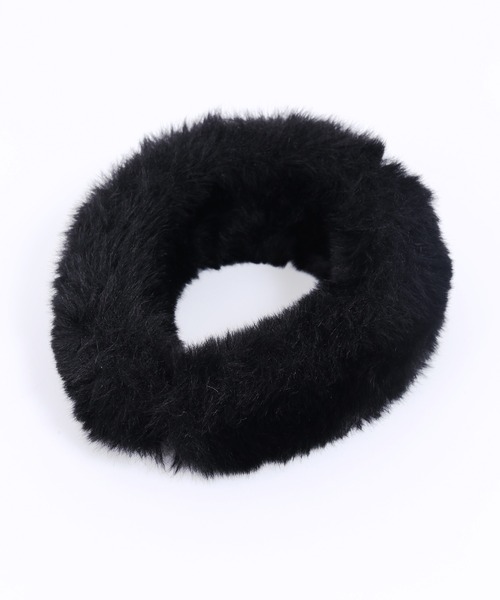 WC（ダブル シー）の「ボリュームフェイクファーカチューシャ（カチューシャ・レディース・ブラック/ベージュ・FREE）」の6枚目の写真