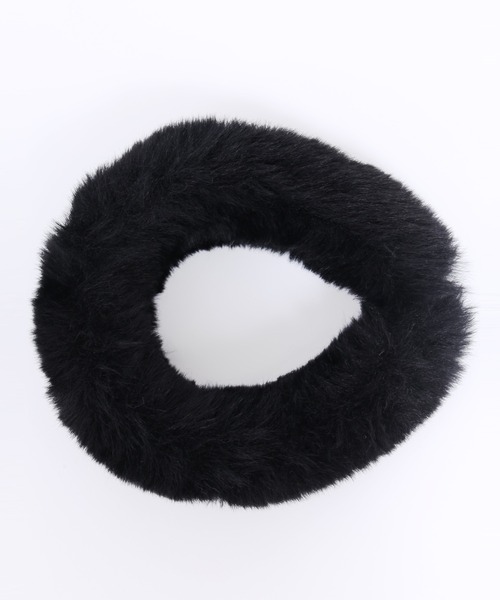 WC（ダブル シー）の「ボリュームフェイクファーカチューシャ（カチューシャ・レディース・ブラック/ベージュ・FREE）」の13枚目の写真