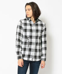 FranCisT_MOR.K.S. | FranCisT_MOR.K.S./フランシスト モークス/BL-カラーオンブルチェックワイヤーフックシャツ(シャツ/ブラウス)