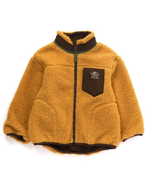 BREEZE（ブリーズ）の「WEB限定 リバーシブルボアジャケット（その他アウター・キッズ・ワインレッド/ベージュ/アイボリー/ブルー/イエロー・110/140/120/80/130/100/90）」の5枚目の写真