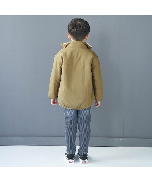 BREEZE（ブリーズ）の「WEB限定 リバーシブルボアジャケット（その他アウター・キッズ・ワインレッド/ベージュ/アイボリー/ブルー/イエロー・110/140/120/80/130/100/90）」の11枚目の写真