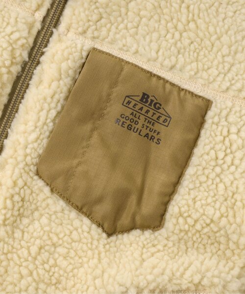 BREEZE（ブリーズ）の「WEB限定 リバーシブルボアジャケット（その他アウター・キッズ・ワインレッド/ベージュ/アイボリー/ブルー/イエロー・110/140/120/80/130/100/90）」の21枚目の写真