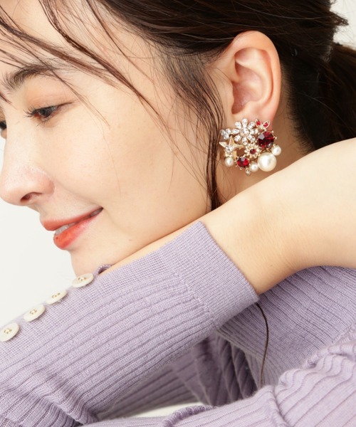 JILL STUART(ジルスチュアート)の「◆アレックスイヤリング(イヤリング・レディース・ゴールド・フリ-)」の1枚目の写真