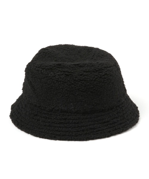 GLOBAL WORK（グローバルワーク）の「【キッズ】リバーシブルボアHAT/258718（ハット・キッズ・ブラック/オフホワイト・LARGE/MEDIUM）」の2枚目の写真