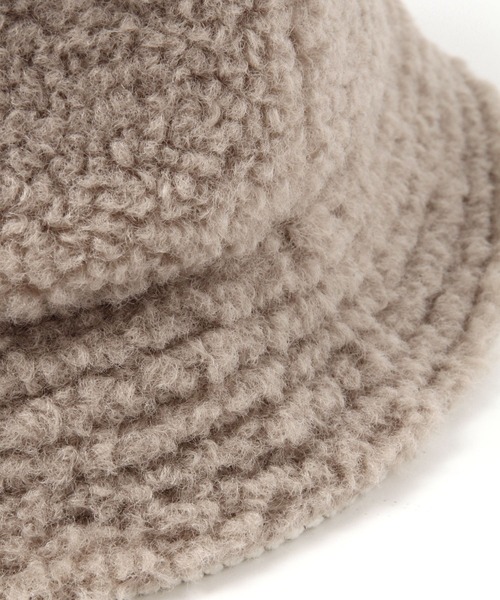 GLOBAL WORK（グローバルワーク）の「【キッズ】リバーシブルボアHAT/258718（ハット・キッズ・ブラック/オフホワイト・LARGE/MEDIUM）」の9枚目の写真