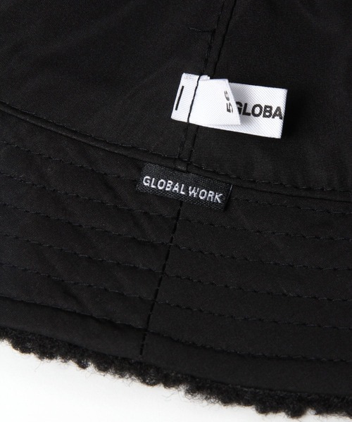 GLOBAL WORK（グローバルワーク）の「【キッズ】リバーシブルボアHAT/258718（ハット・キッズ・ブラック/オフホワイト・LARGE/MEDIUM）」の13枚目の写真