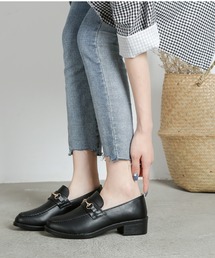 Shoes in Closet（シューズインクローゼット）の「ビットモチーフ 超軽量 ローファー《約3.5cmヒール》PICKUP 7636/7759（ローファー）」