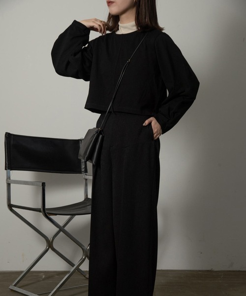 I_am（アイアム）の「puff sleeve design cut（シャツ/ブラウス・レディース・ブラック/ブラウン/アイボリー・FREE）」の3枚目の写真