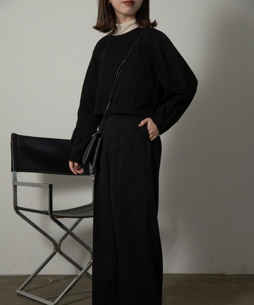 I_am（アイアム）の「puff sleeve design cut（シャツ/ブラウス・レディース・ブラック/ブラウン/アイボリー・FREE）」の4枚目の写真