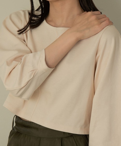 I_am（アイアム）の「puff sleeve design cut（シャツ/ブラウス・レディース・ブラック/ブラウン/アイボリー・FREE）」の9枚目の写真