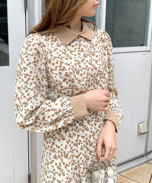 OLIVE des OLIVE(オリーブデオリーブ)の「【WEB限定】クレリックワンピース(ワンピース・レディース・オフホワイト/サックスブルー/ミント・FREE)」の7枚目の写真