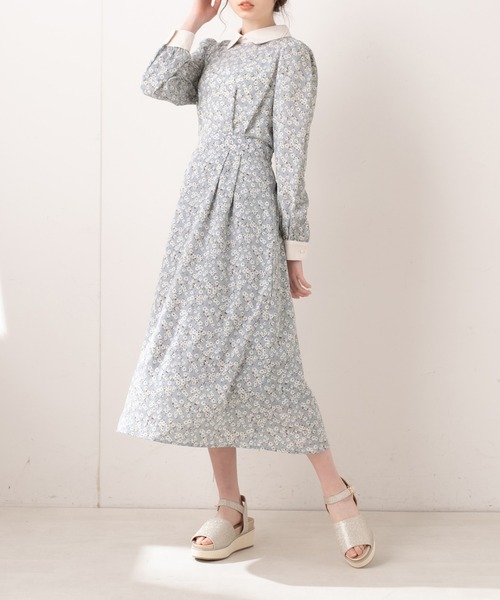 OLIVE des OLIVE(オリーブデオリーブ)の「【WEB限定】クレリックワンピース(ワンピース・レディース・オフホワイト/サックスブルー/ミント・FREE)」の16枚目の写真