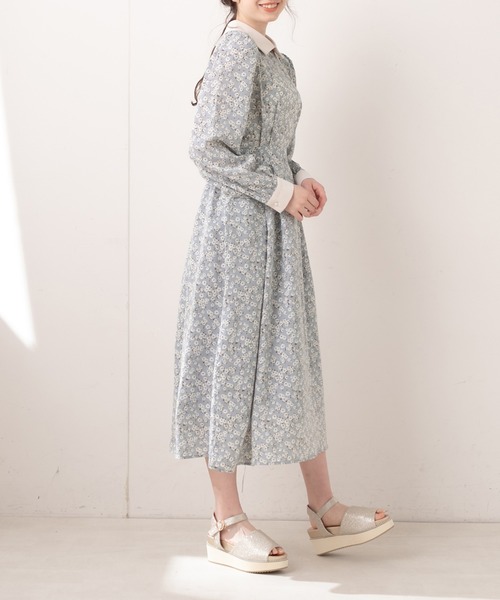 OLIVE des OLIVE(オリーブデオリーブ)の「【WEB限定】クレリックワンピース(ワンピース・レディース・オフホワイト/サックスブルー/ミント・FREE)」の17枚目の写真