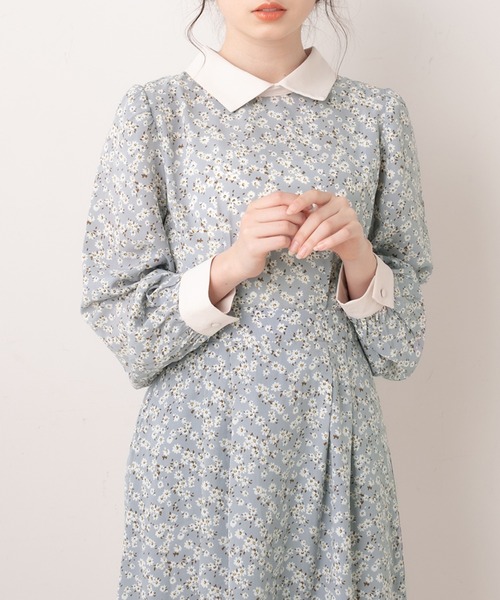 OLIVE des OLIVE(オリーブデオリーブ)の「【WEB限定】クレリックワンピース(ワンピース・レディース・オフホワイト/サックスブルー/ミント・FREE)」の19枚目の写真