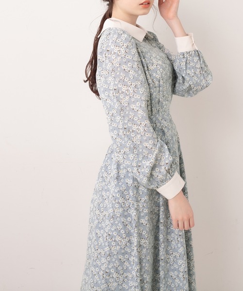 OLIVE des OLIVE(オリーブデオリーブ)の「【WEB限定】クレリックワンピース(ワンピース・レディース・オフホワイト/サックスブルー/ミント・FREE)」の20枚目の写真