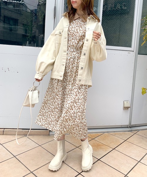 OLIVE des OLIVE(オリーブデオリーブ)の「【WEB限定】クレリックワンピース(ワンピース・レディース・オフホワイト/サックスブルー/ミント・FREE)」の9枚目の写真