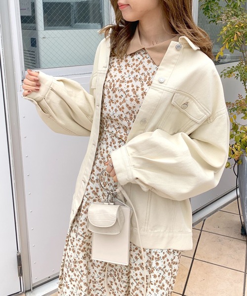 OLIVE des OLIVE(オリーブデオリーブ)の「【WEB限定】クレリックワンピース(ワンピース・レディース・オフホワイト/サックスブルー/ミント・FREE)」の10枚目の写真