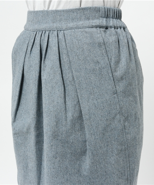 mystic（ミスティック）の「裾ラウンドスカート（スカート・レディース・ライトグレー/ブルー/キャメル/チャコールグレー・ﾌﾘ-）」の9枚目の写真