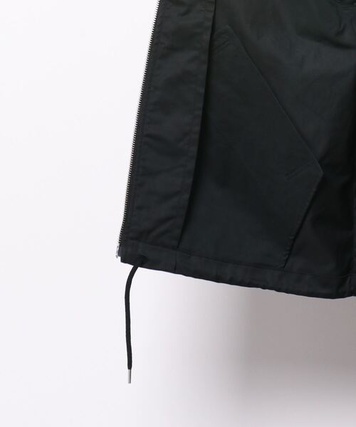 note et silence (ノートエシロンス)の「【 AMB100貨 】コットンツイルベロアコンボブルゾン(ブルゾン・レディース・ブラック/ベージュ・1)」の5枚目の写真