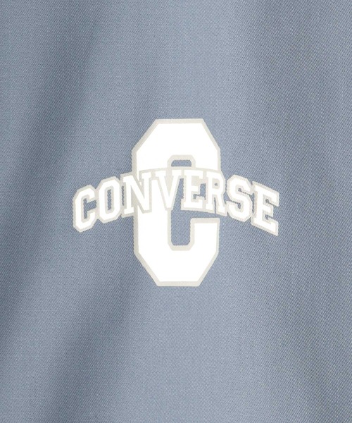CONVERSE(コンバース)の「CONVERSE/コンバース リブライン カレッジロゴ スタジャン(スタジャン・メンズ・カーキ/グレイッシュブルー・LL/M/L)」の16枚目の写真