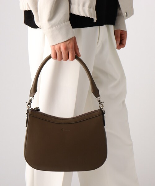 tk.TAKEO KIKUCHI（ティーケータケオキクチ）の「◆シンセティックレザー2WAYムーンバッグ（ショルダーバッグ・メンズ・ブラック/ブラウン系その他・00）」の8枚目の写真