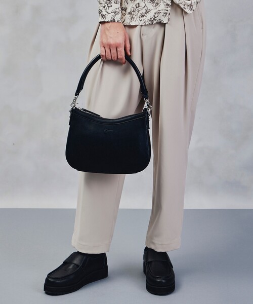 tk.TAKEO KIKUCHI（ティーケータケオキクチ）の「◆シンセティックレザー2WAYムーンバッグ（ショルダーバッグ・メンズ・ブラック/ブラウン系その他・00）」の14枚目の写真