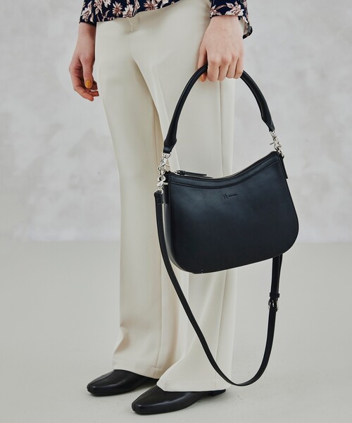 tk.TAKEO KIKUCHI（ティーケータケオキクチ）の「◆シンセティックレザー2WAYムーンバッグ（ショルダーバッグ・メンズ・ブラック/ブラウン系その他・00）」の19枚目の写真