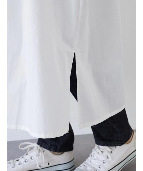 CRAFT STANDARD BOUTIQUE（クラフトスタンダードブティック）の「フロントタックフレアワンピース　＊◆（シャツワンピース・レディース・ホワイト/ベージュ/ミント・FREE）」の18枚目の写真