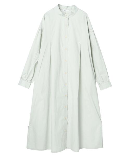 CRAFT STANDARD BOUTIQUE（クラフトスタンダードブティック）の「フロントタックフレアワンピース　＊◆（シャツワンピース・レディース・ホワイト/ベージュ/ミント・FREE）」の17枚目の写真