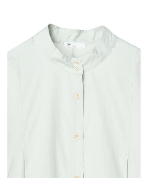 CRAFT STANDARD BOUTIQUE（クラフトスタンダードブティック）の「フロントタックフレアワンピース　＊◆（シャツワンピース・レディース・ホワイト/ベージュ/ミント・FREE）」の15枚目の写真