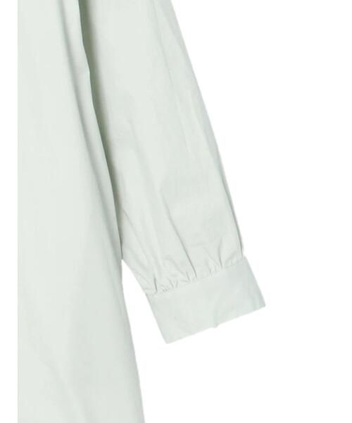 CRAFT STANDARD BOUTIQUE（クラフトスタンダードブティック）の「フロントタックフレアワンピース　＊◆（シャツワンピース・レディース・ホワイト/ベージュ/ミント・FREE）」の14枚目の写真