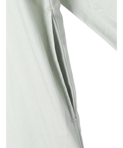 CRAFT STANDARD BOUTIQUE（クラフトスタンダードブティック）の「フロントタックフレアワンピース　＊◆（シャツワンピース・レディース・ホワイト/ベージュ/ミント・FREE）」の11枚目の写真