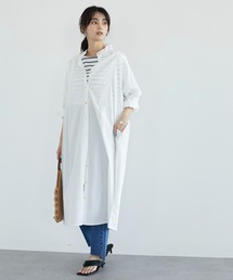 フロントタックフレアワンピース　＊◆