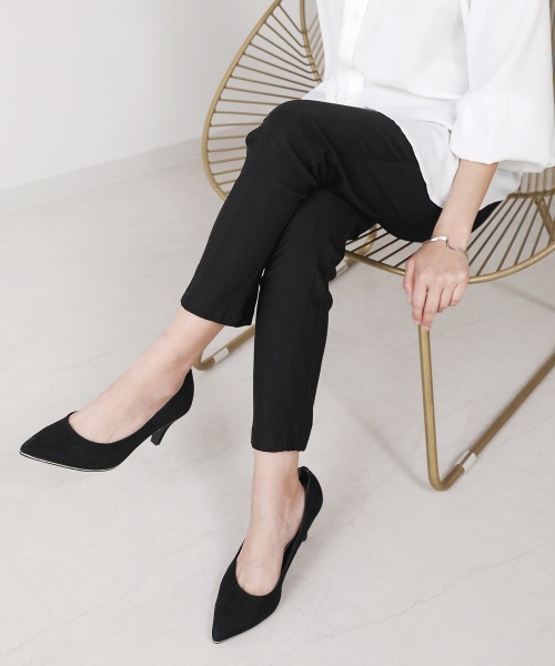 Bou Jeloud(ブージュルード)の「【34-42サイズ展開】抗菌・防臭HAKIYASEストレッチパンツ(その他パンツ・レディース・ブラック/カーキ/ブルー/ホワイト系その他/A/ホワイト/イエロー・40/38/42/36/34)」の4枚目の写真