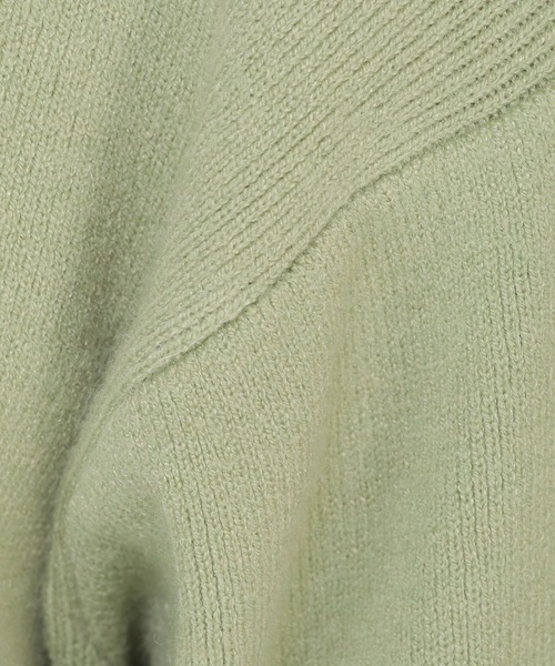 ikka(イッカ)の「総針モックネックプルオーバー(ニット/セーター・レディース・ライトグレー/スカイブルー/ブラック/ベージュ/ピンク/ミント・S/M/L)」の21枚目の写真