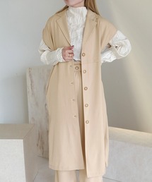 Bab | ウエスト切替ロングジレ(ベスト)