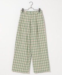 niko and... | [MODE NORM CORE]コットンダンプチェックストレートパンツ(その他パンツ)