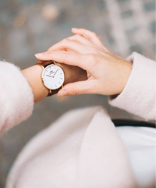 Daniel Wellington（ダニエルウェリントン）の「CLASSIC DURHAM 時計ベルト（アナログ腕時計・レディース・シルバー/ゴールド・40mm/36mm）」の5枚目の写真